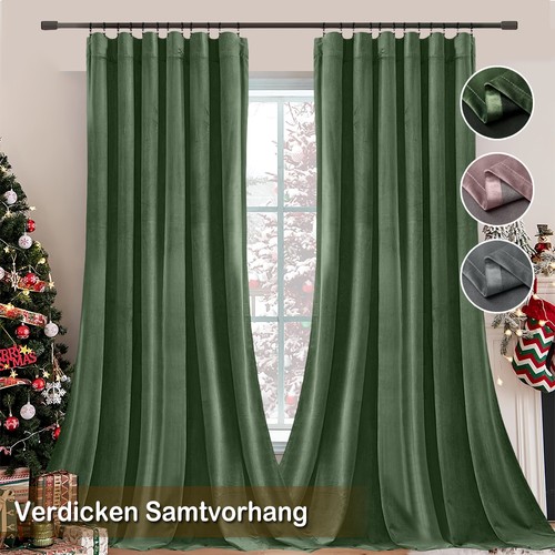 Luxus samt vorhänge - samt,