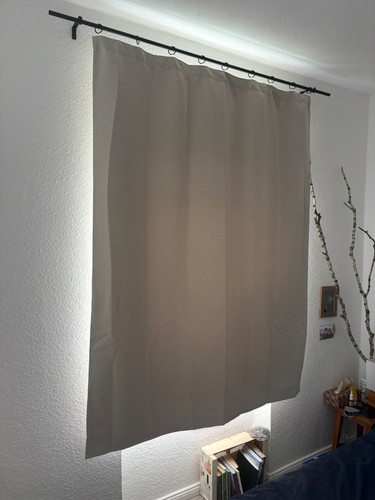 2er set vorhang kräuselband - set,